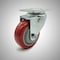 Service Caster 3.5 Inch SS Red Polyurethane Wheel Swivel Top Plate Caster SCC-SS20S3514-PPUB-RED - alternate 1